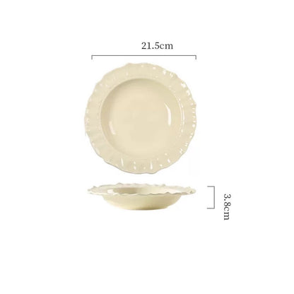 Romantic French Style Ceramic Plate