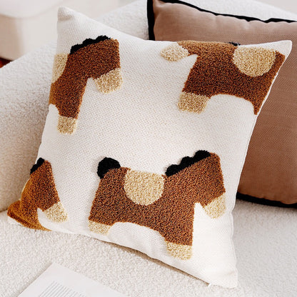 Adorable Cartoon Horse Pillow Cushion (Covers Only)