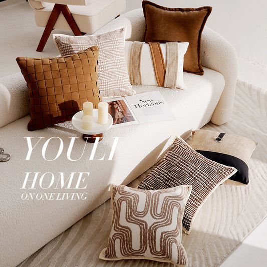 Retro Embroidered Cushion Cover (Covers Only)