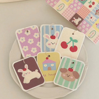 Cute Cartoon Wood Pulp Sponge Wipes