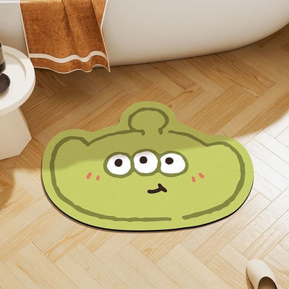 Cartoon Diatomaceous Earth Bath Mat