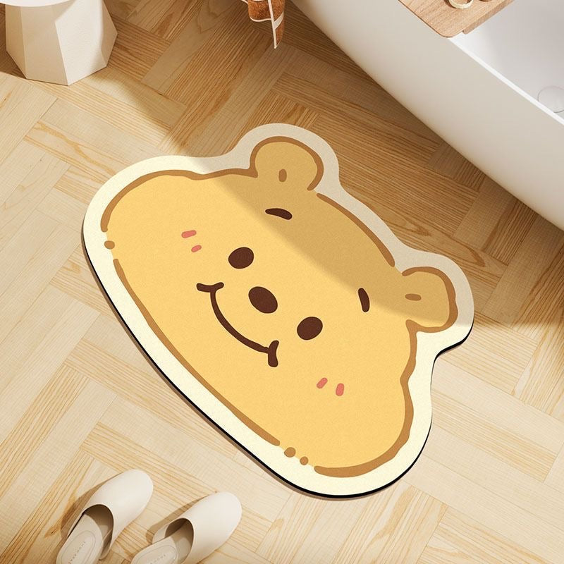 Cartoon Diatomaceous Earth Bath Mat