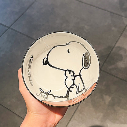 Snoopy Ceramic Bowl Set (4 Pieces with Gift Box)