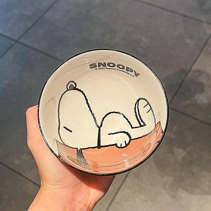 Snoopy Ceramic Bowl Set (4 Pieces with Gift Box)