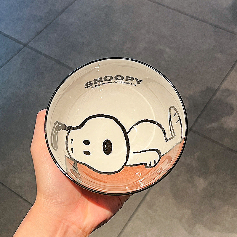 Snoopy Ceramic Bowl Set (4 Pieces with Gift Box)