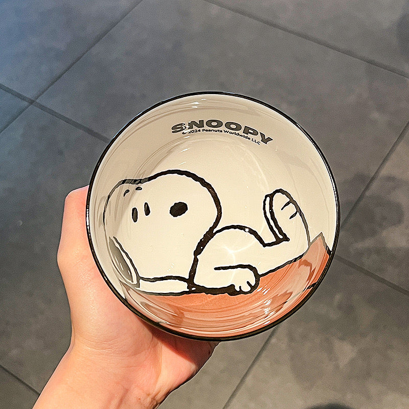 Snoopy Ceramic Bowl Set (4 Pieces with Gift Box)