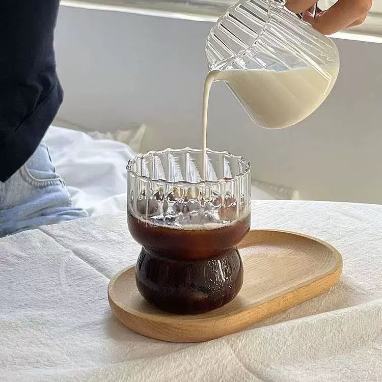 Chubby Vintage Drinking Glass