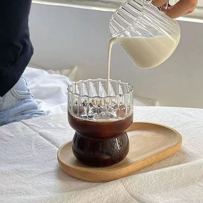 Chubby Vintage Drinking Glass