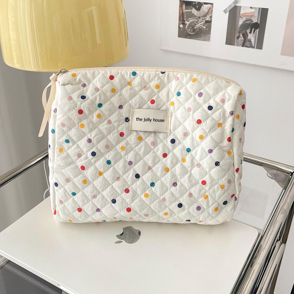 Vintage Colorful Cosmetic Bag