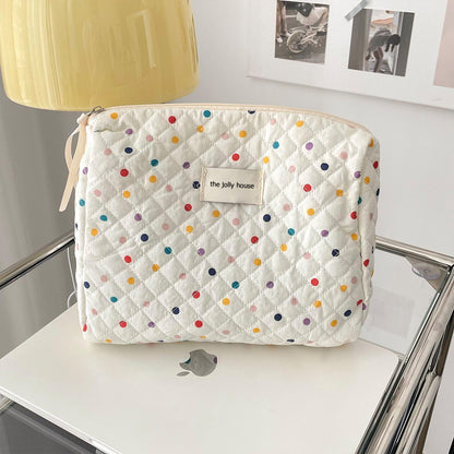 Vintage Colorful Cosmetic Bag