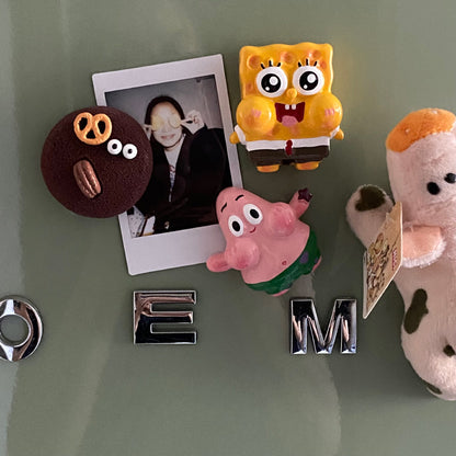 American Retro SpongeBob & Patrick Refrigerator Magnets (Set of 2)