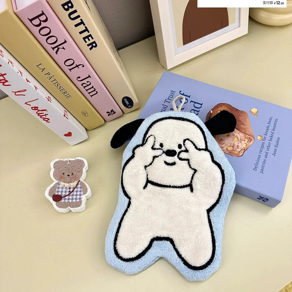 Cartoon Animal “Peace Sign” Hand Towel