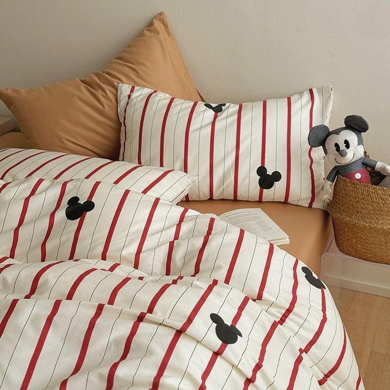 Disney Mickey Cotton Bedding Set (4 Pieces)