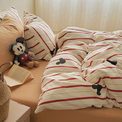 Disney Mickey Cotton Bedding Set (4 Pieces)