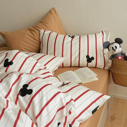 Disney Mickey Cotton Bedding Set (4 Pieces)