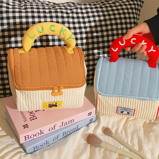 Cute Little House Cosmetic Bag