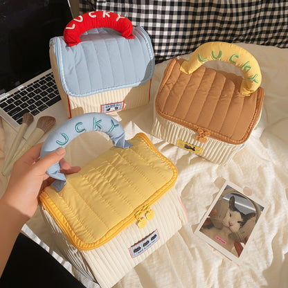 Cute Little House Cosmetic Bag